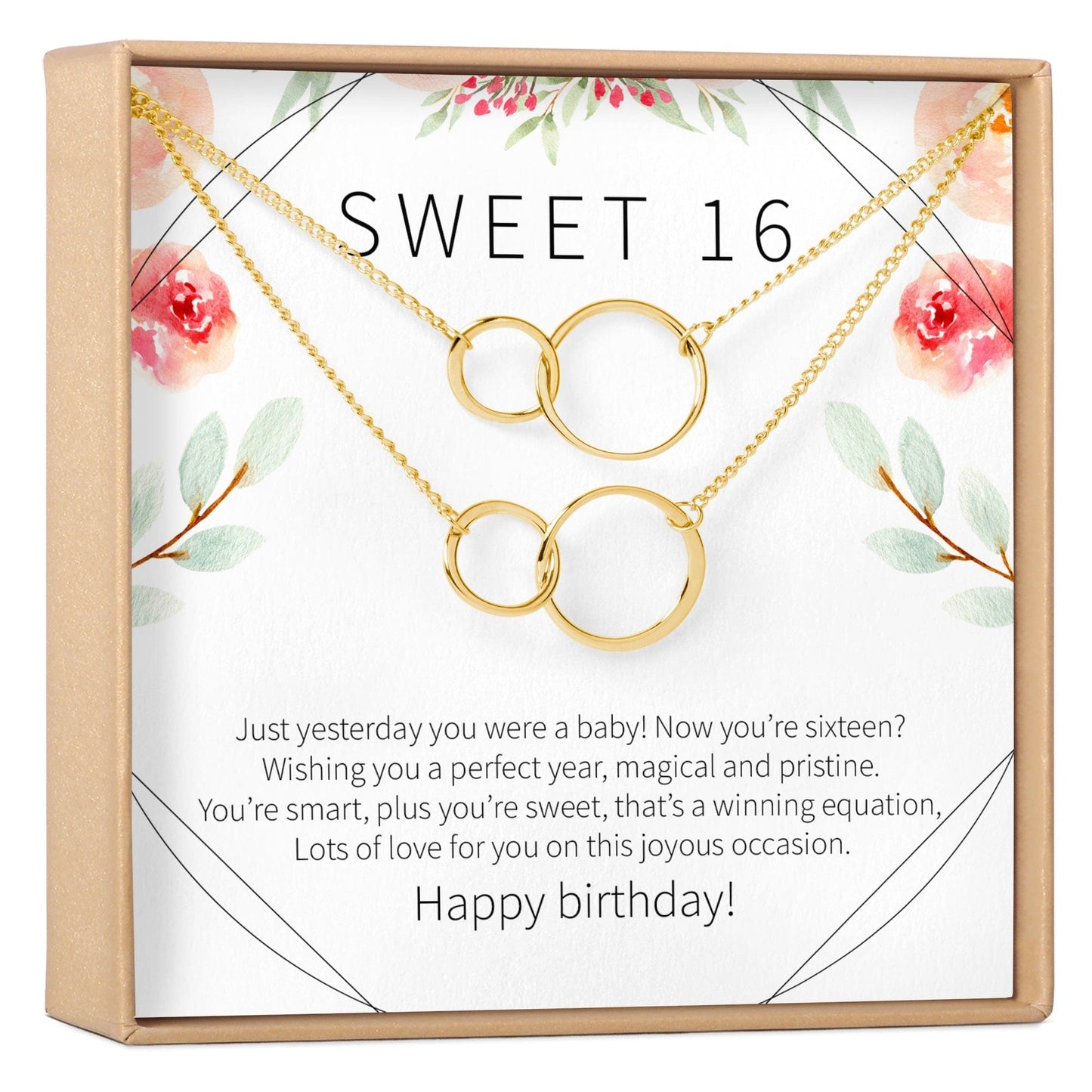 Sweet 16 Necklace, Multiple Styles