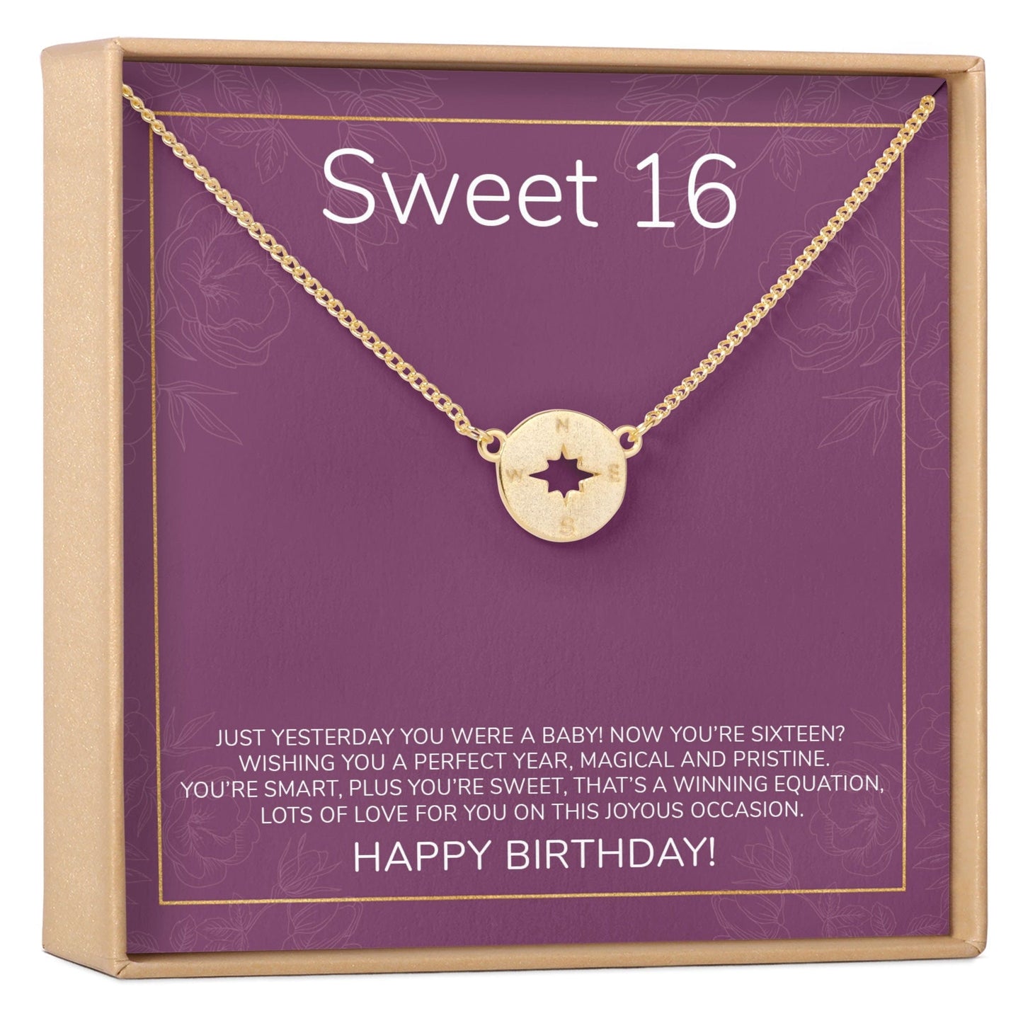 Sweet 16 Necklace, Multiple Styles