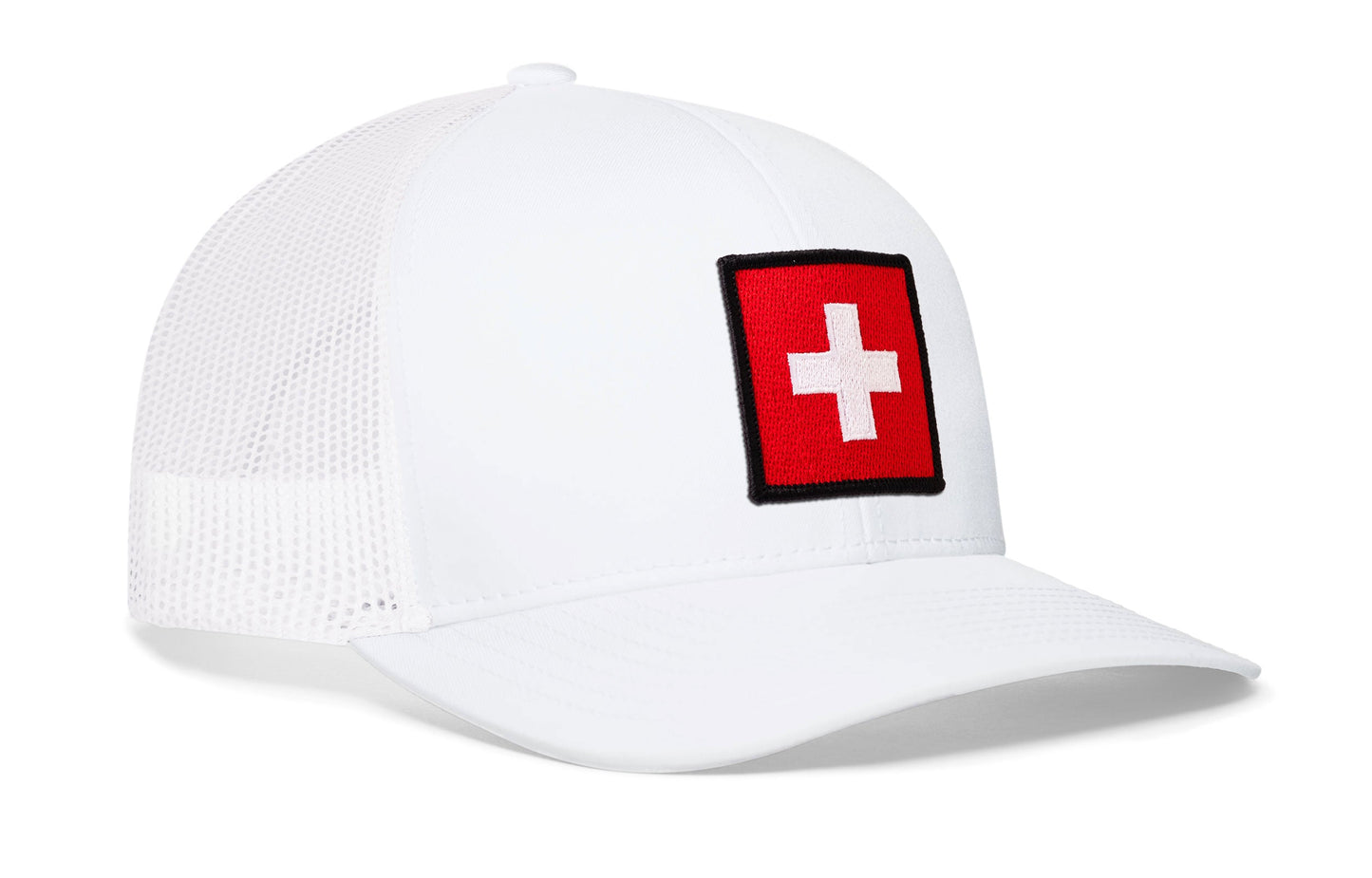 Swiss Flag Trucker Hat  |  Switzerland Snapback