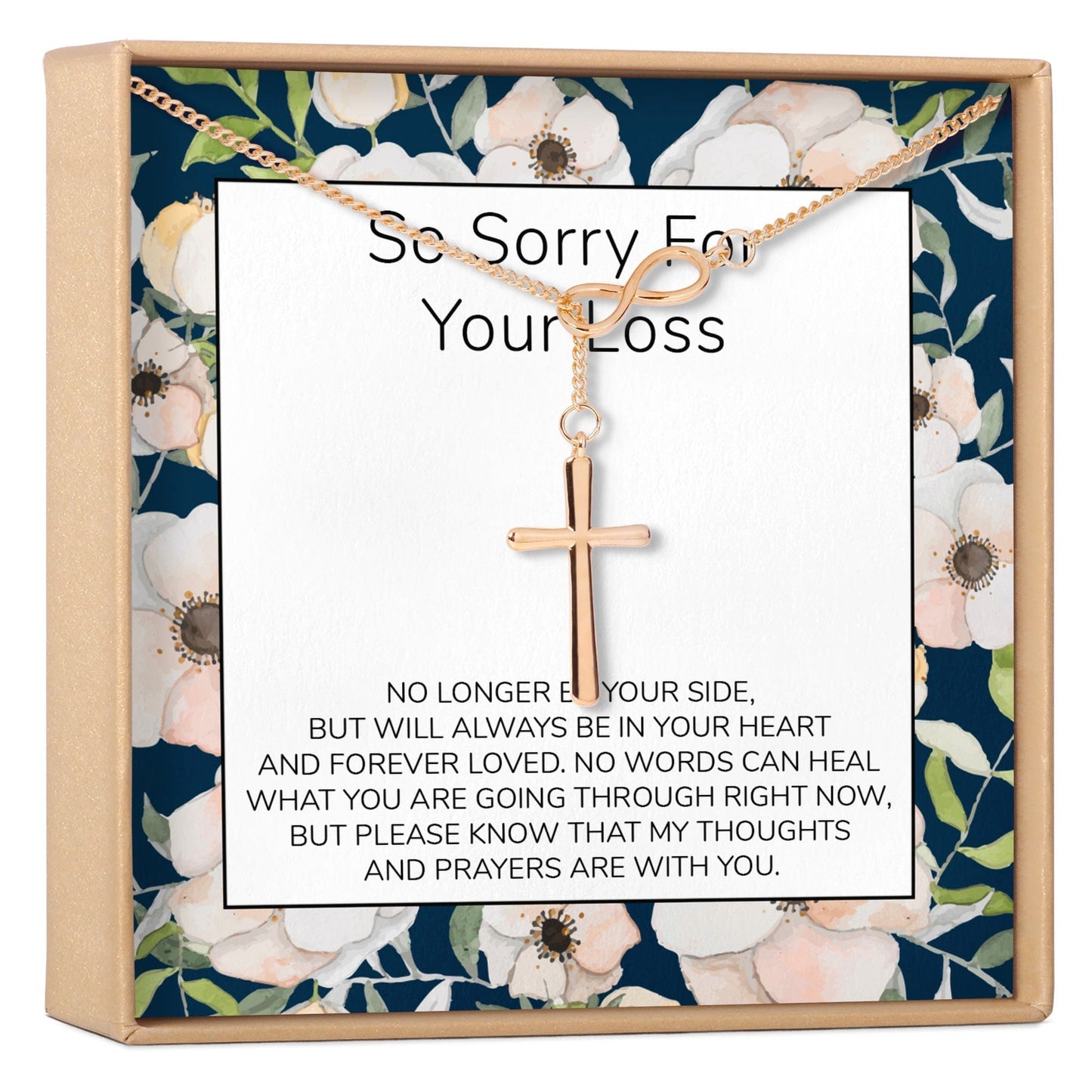 Sympathy Infinity Cross  Necklace