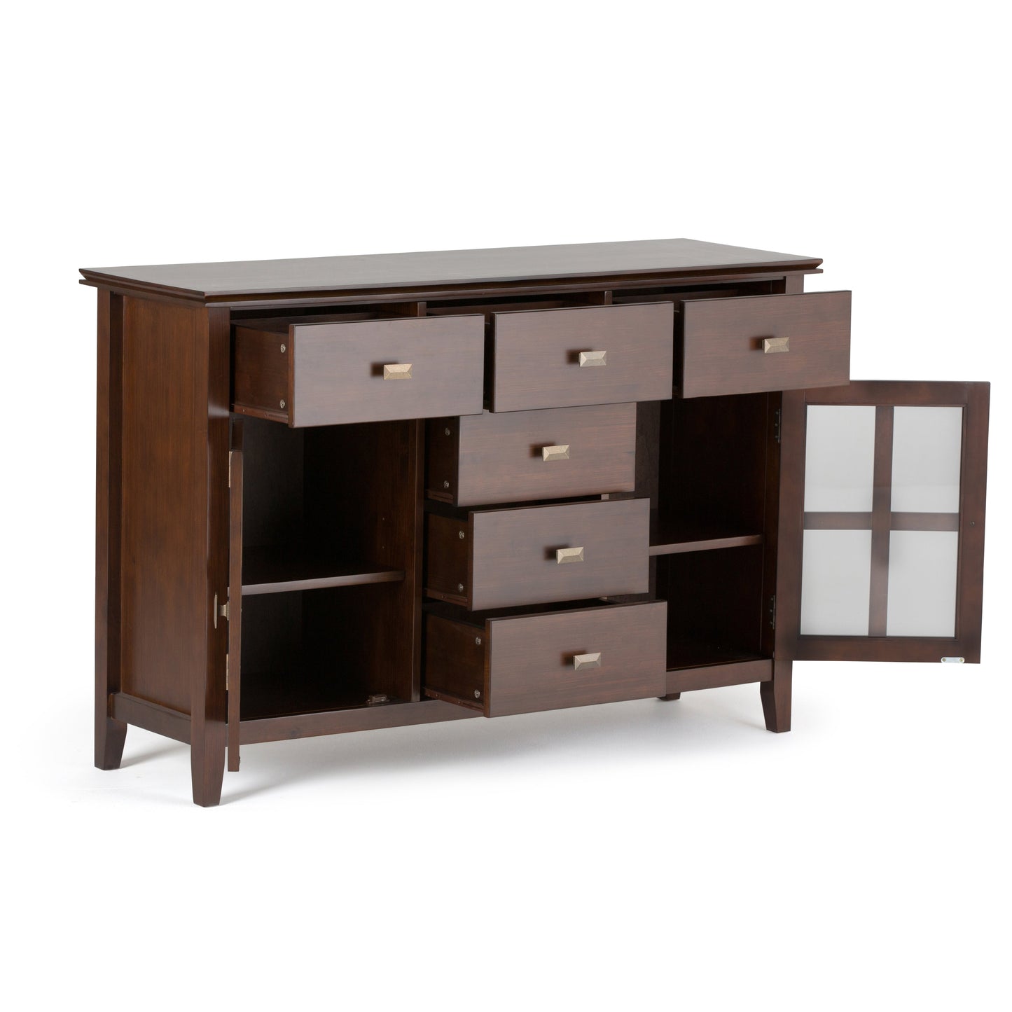 Artisan Solid Wood Sideboard Buffet in Russet