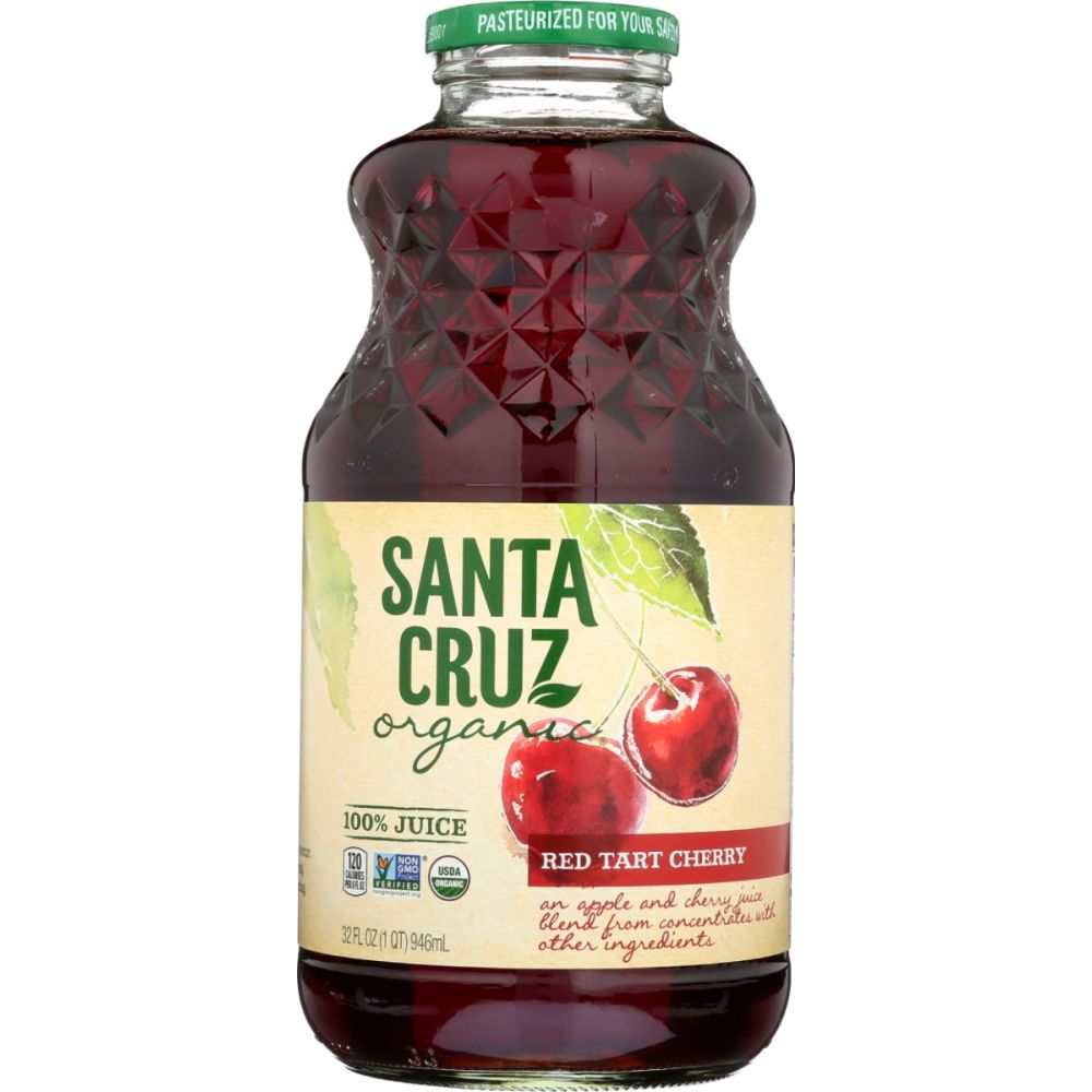 Red Tart Cherry Juice - Santa Cruz 32fl oz - Delicious Cherry | Apple