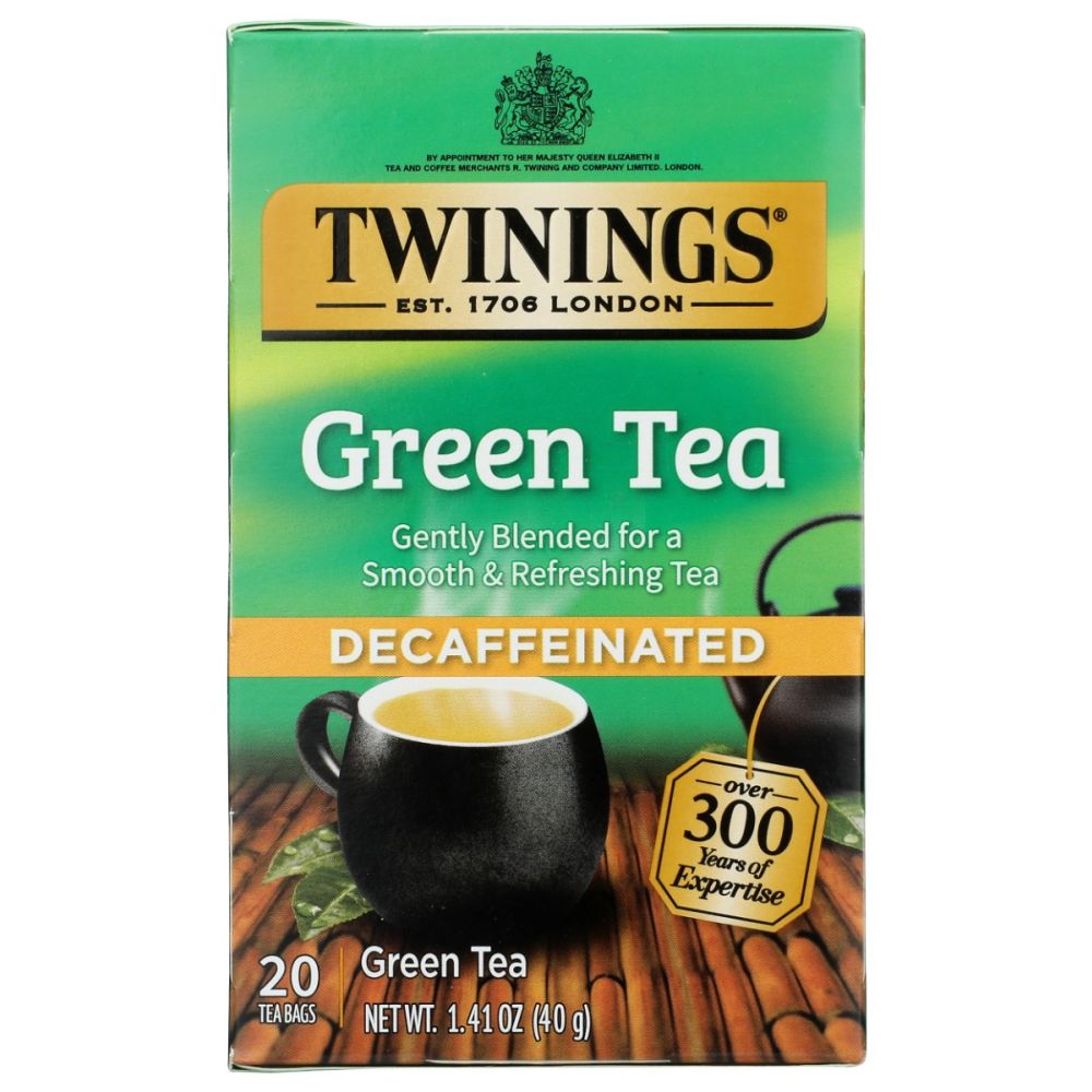 TWINING TEA: Green Decaf, 20 bg