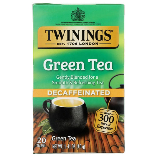 TWINING TEA: Green Decaf, 20 bg