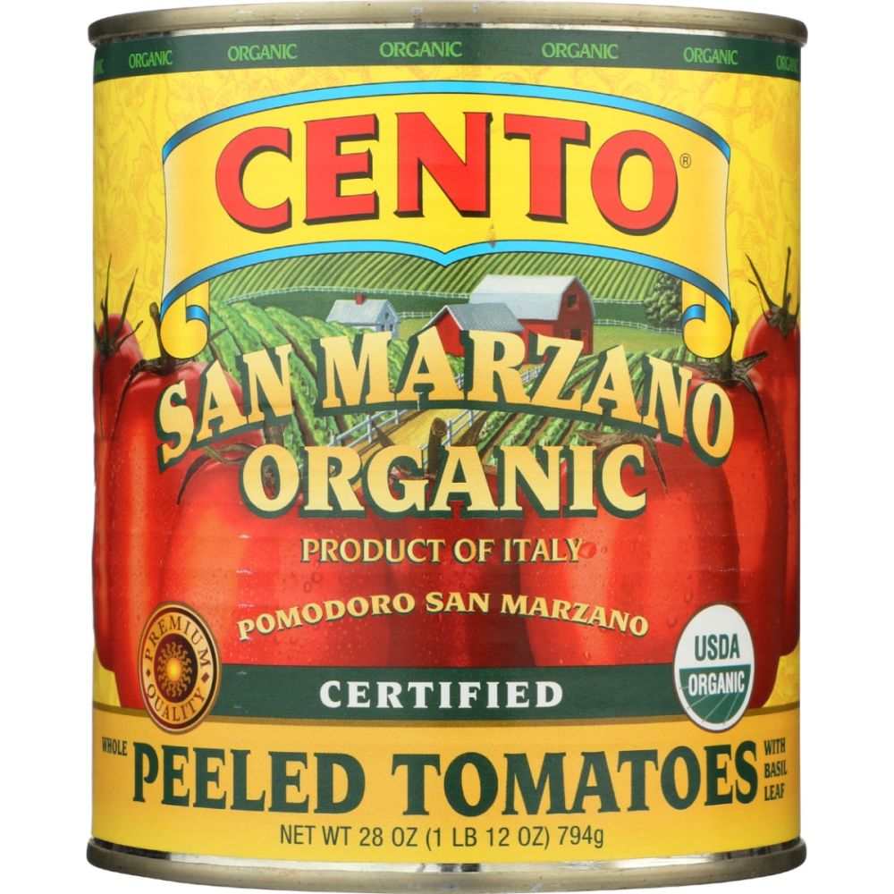 CENTO Organic Certified San Marzano Tomatoes - 28 oz | Homemade Sauces