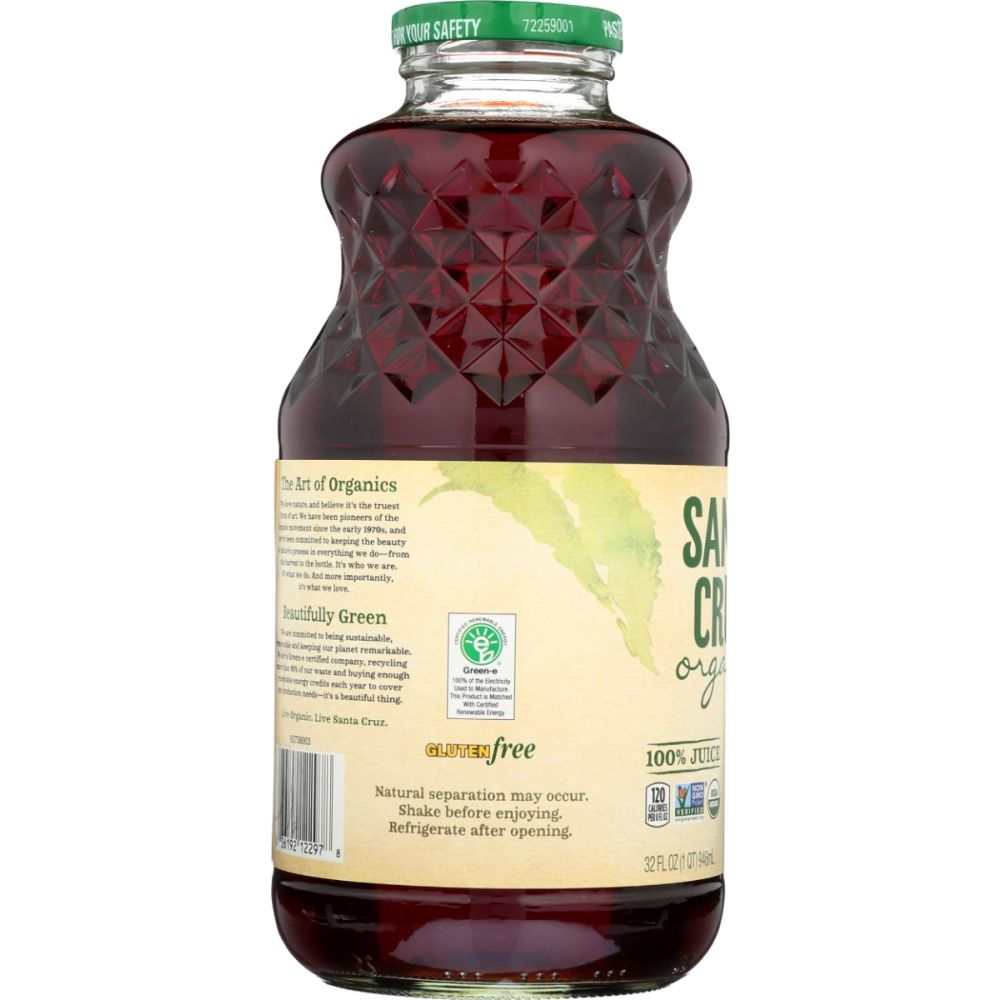Red Tart Cherry Juice - Santa Cruz 32fl oz - Delicious Cherry | Apple