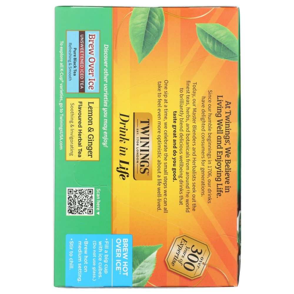 TWINING TEA: Green Tea K Cup Pods, 12 pc – Fresh Flavor & Smooth Taste