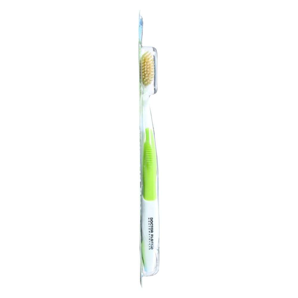MOUTH WATCHERS: Adult Manual Toothbrush Green, 1 ea