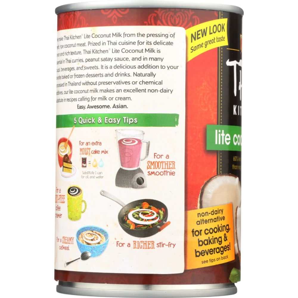 THAI KITCHEN: Lite Coconut Milk, 13.66 fo
