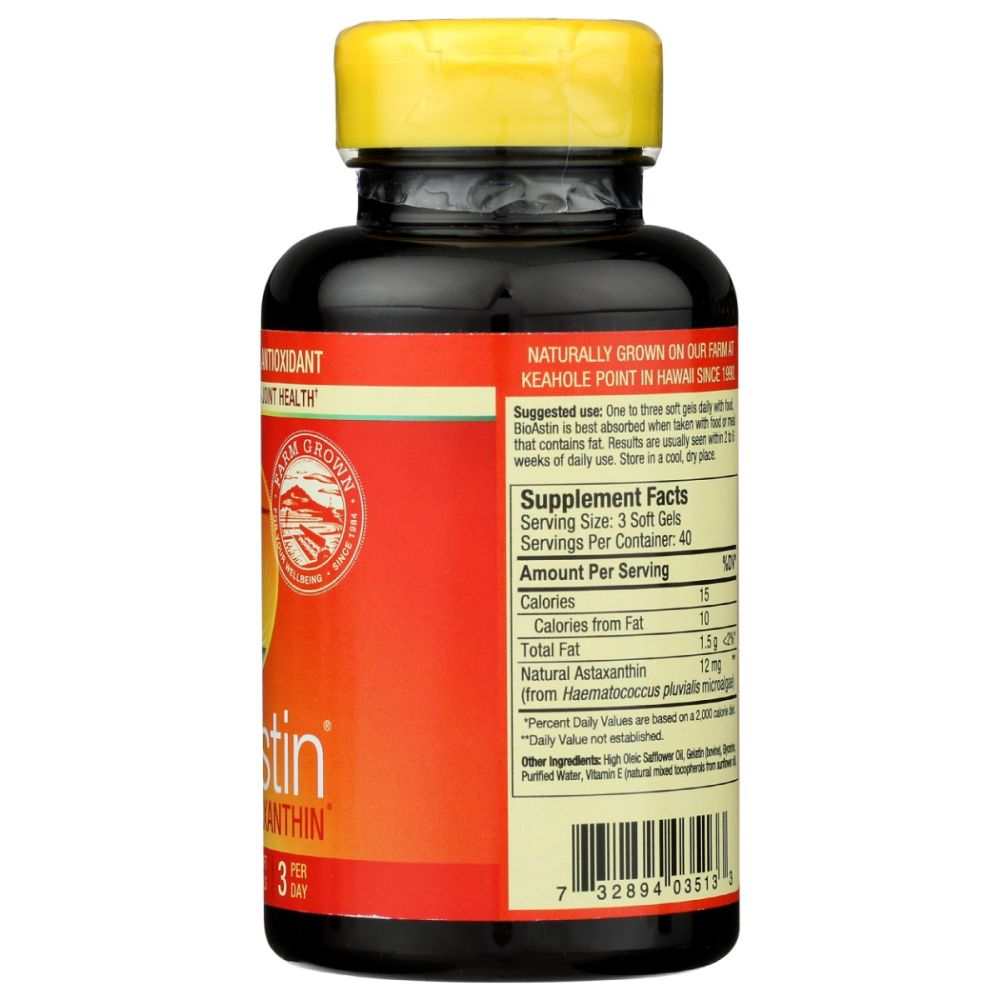NUTREX: BioAstin Hawaiian Astaxanthin 4mg, 120 sg