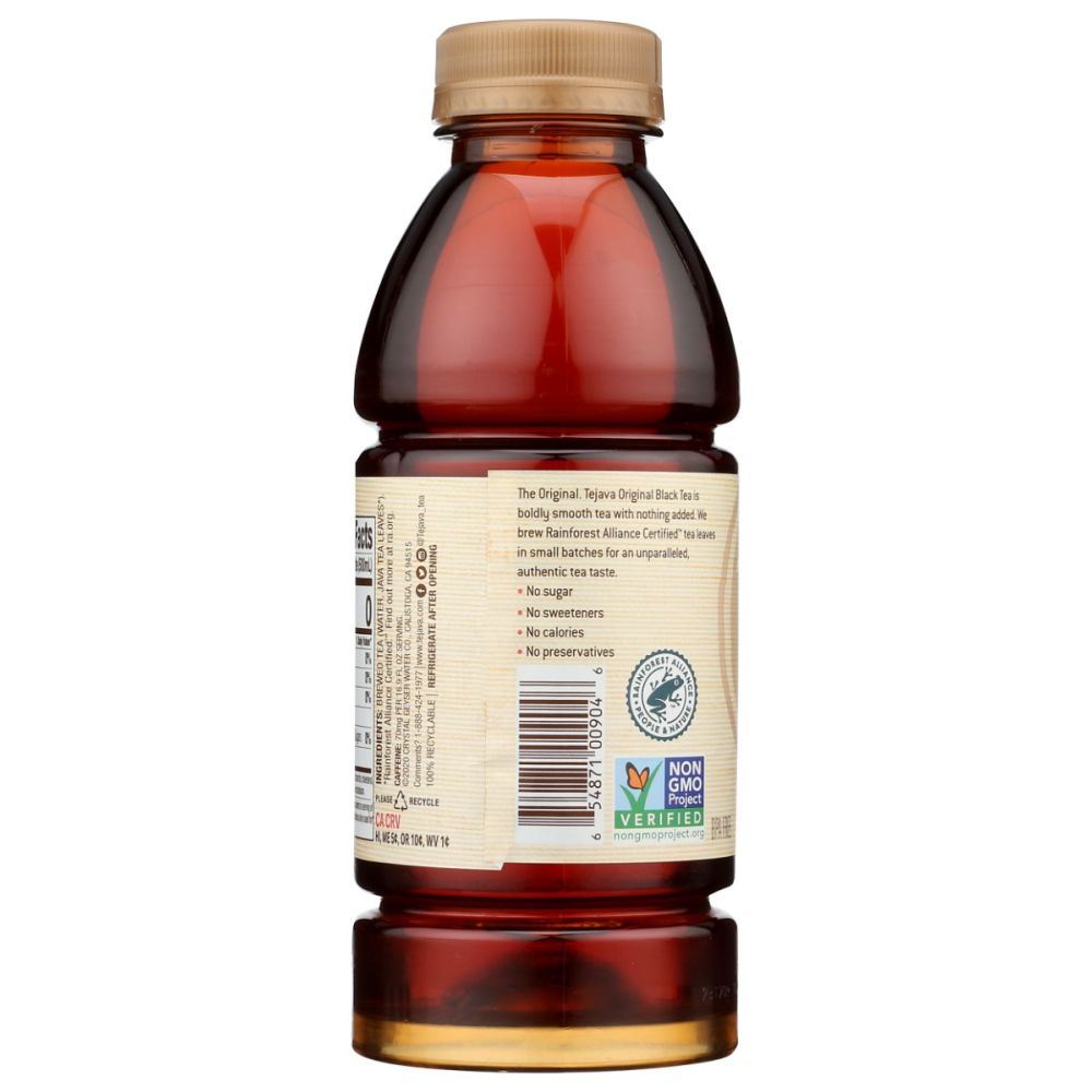 TEJAVA: Original Black Tea, 16.9 fo