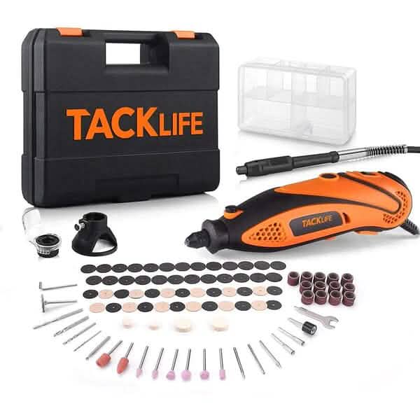 Outil rotatif Tacklife avec mandrin sans clé MultiPro amélioré RTD35ACL