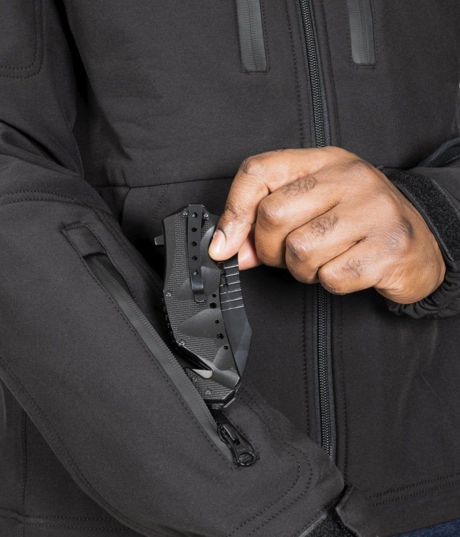 Tactical Jacket 2.0 with Body Armor - Mens EDC/CCW Windbreaker