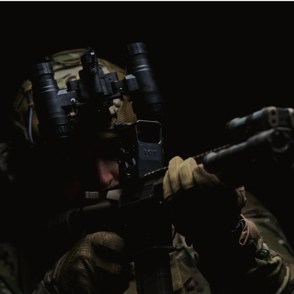DOT EHS-1 - Holographic Sight 1 MOA / 65 MOA Reticle & Included 2.26" High Mount - Night Vision Ready & QD lever