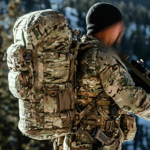 Eberlestock Mission Ruck Pack - Massive 80L Capacity & Radio-Ready Cable Routing - Full Modularity for Custom Gear Attachments