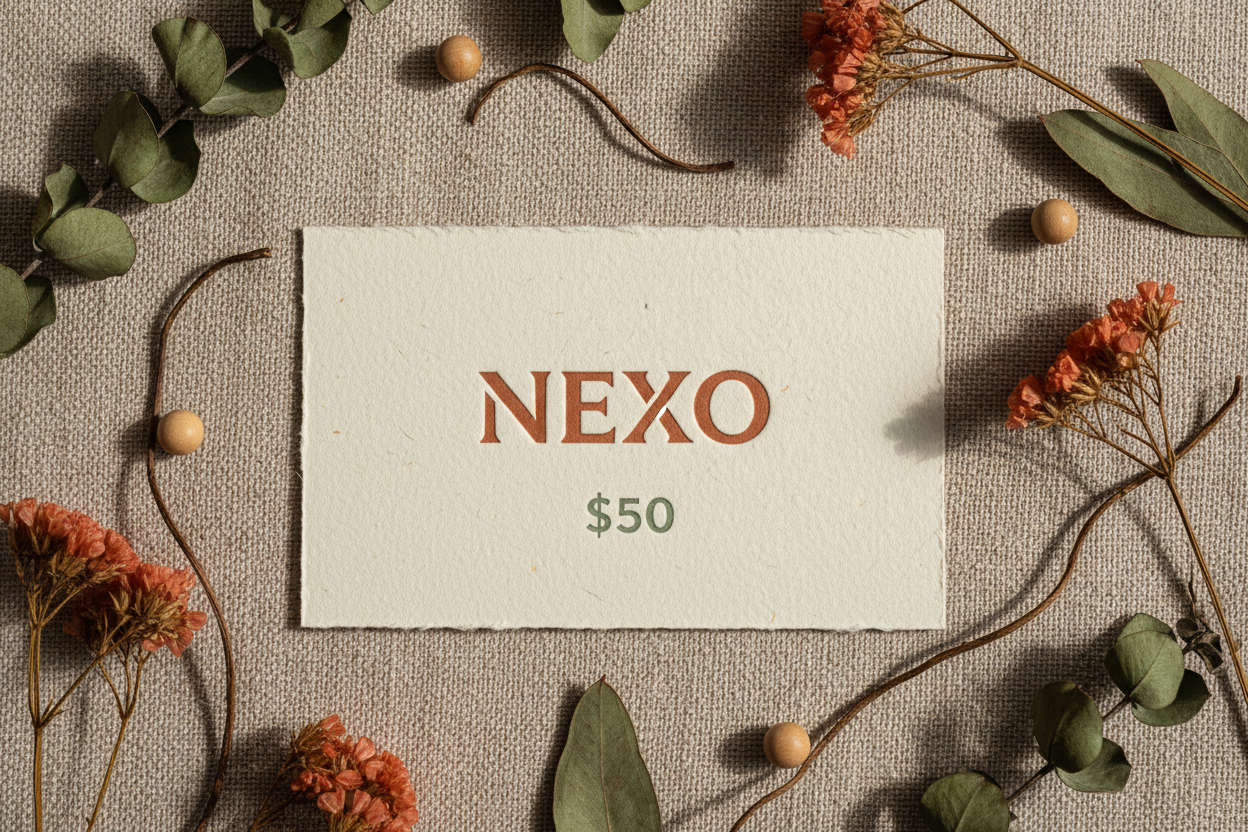 Tarjeta de regalo Nexo $50
