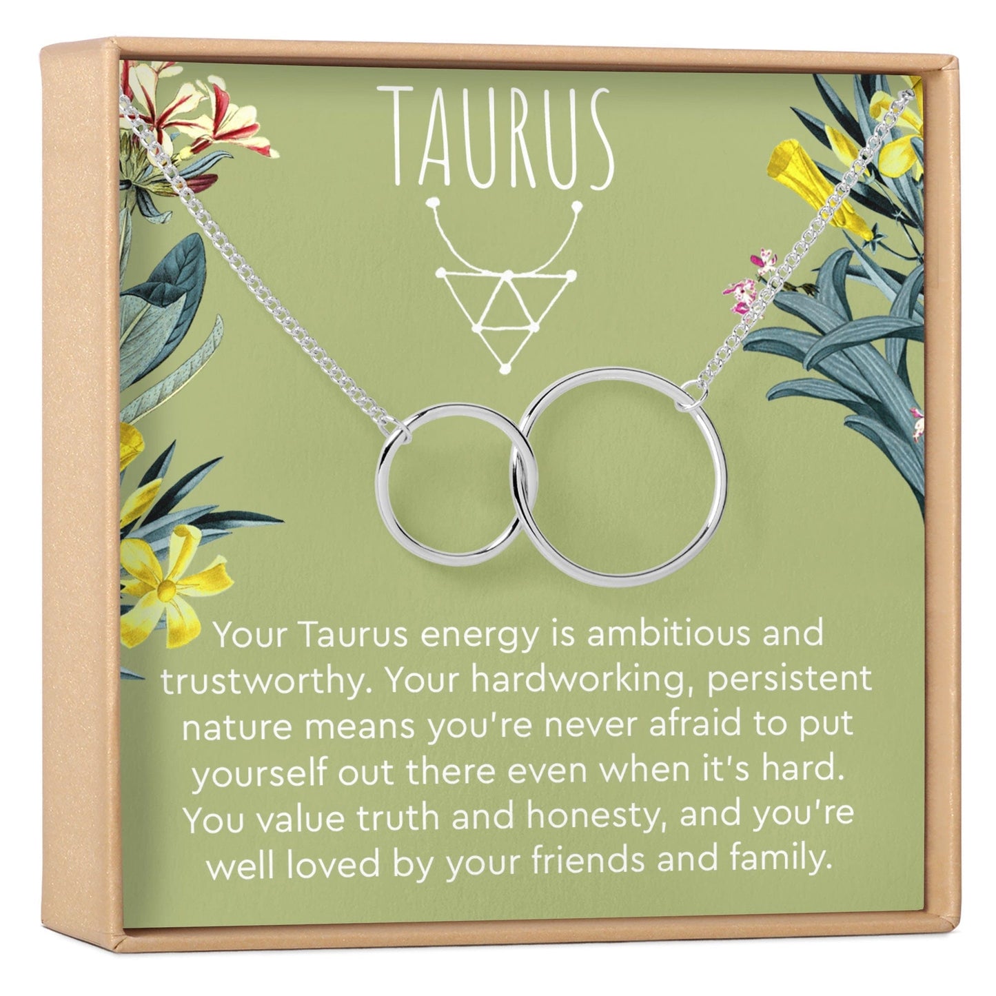 Taurus Zodiac Gift Necklace