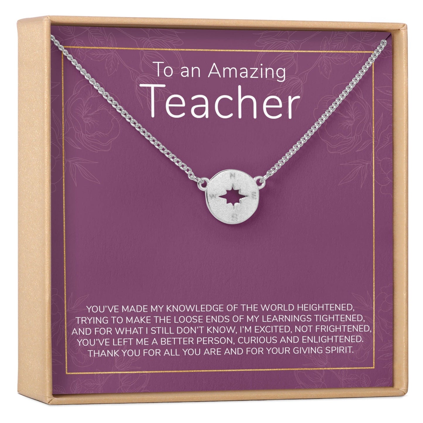 Teacher Necklace, Multiple Styles