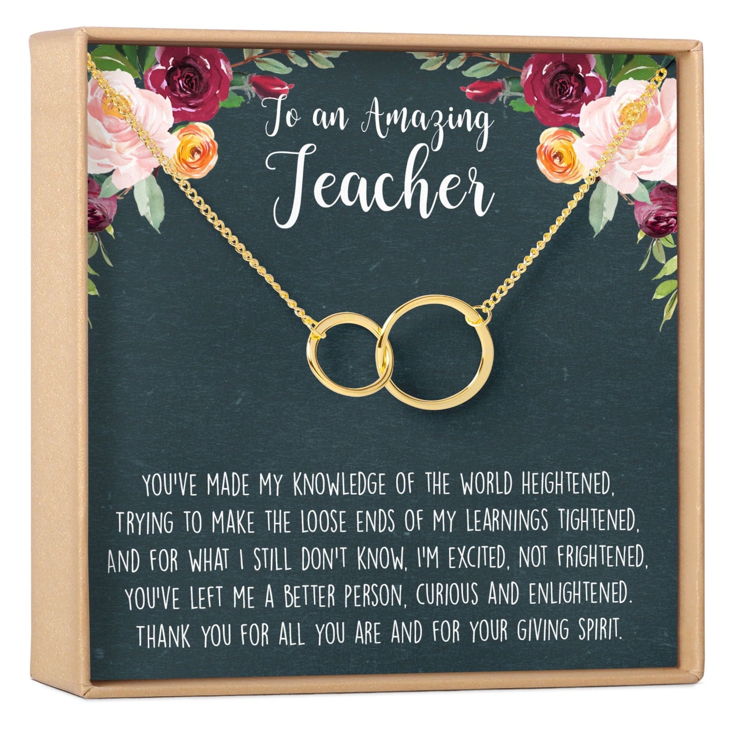 Teacher Necklace, Multiple Styles