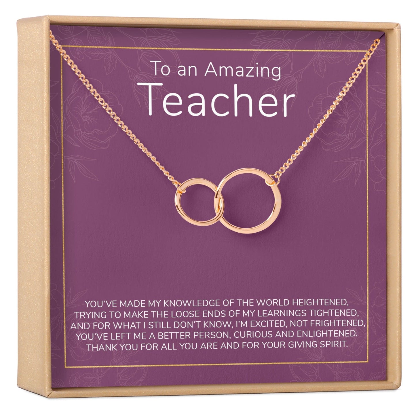 Teacher Necklace, Multiple Styles