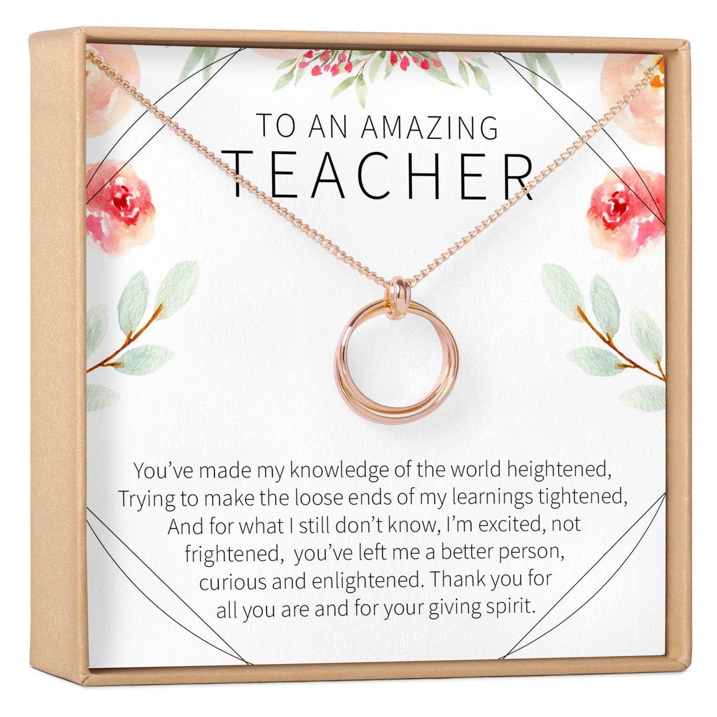 Teacher Necklace, Multiple Styles