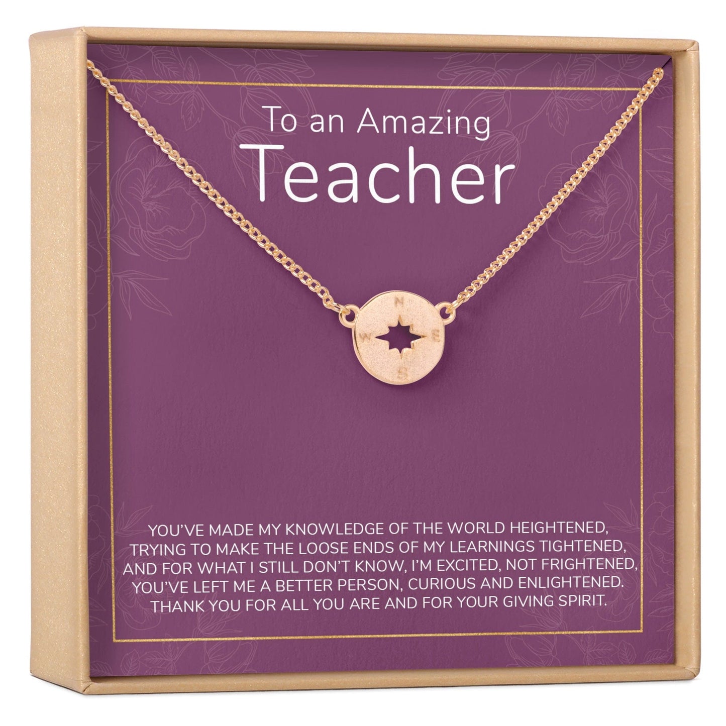 Teacher Necklace, Multiple Styles