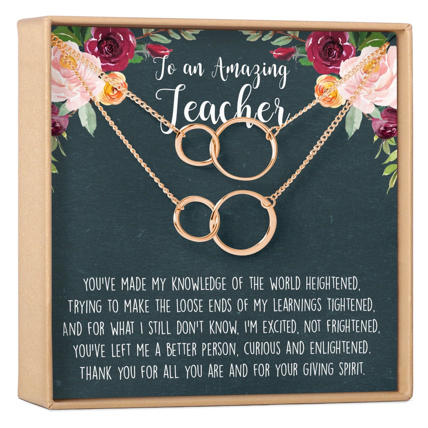 Teacher Necklace, Multiple Styles