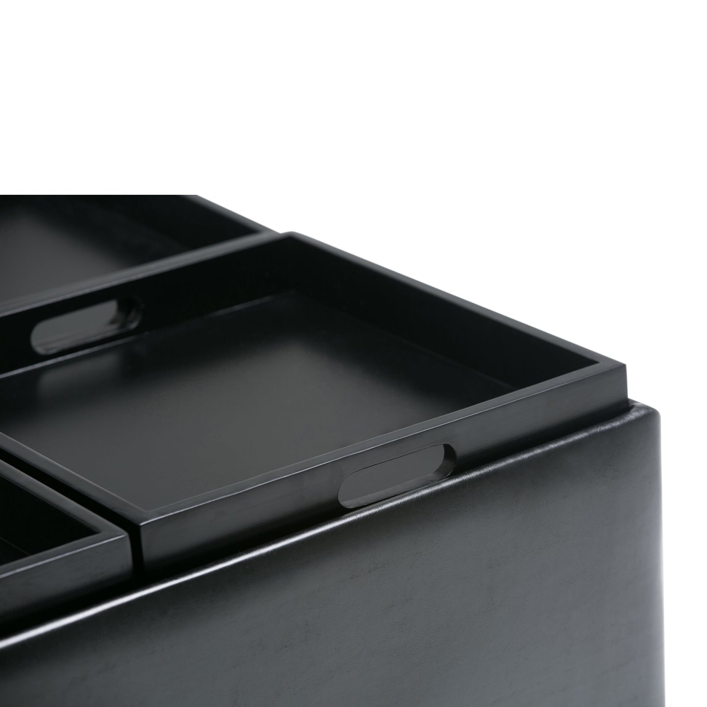 Avalon Square Coffee Table Storage Ottoman
