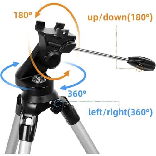 Telescope for Beginner 114mm Aperture 500mm AZ Mount Astronomical Reflector