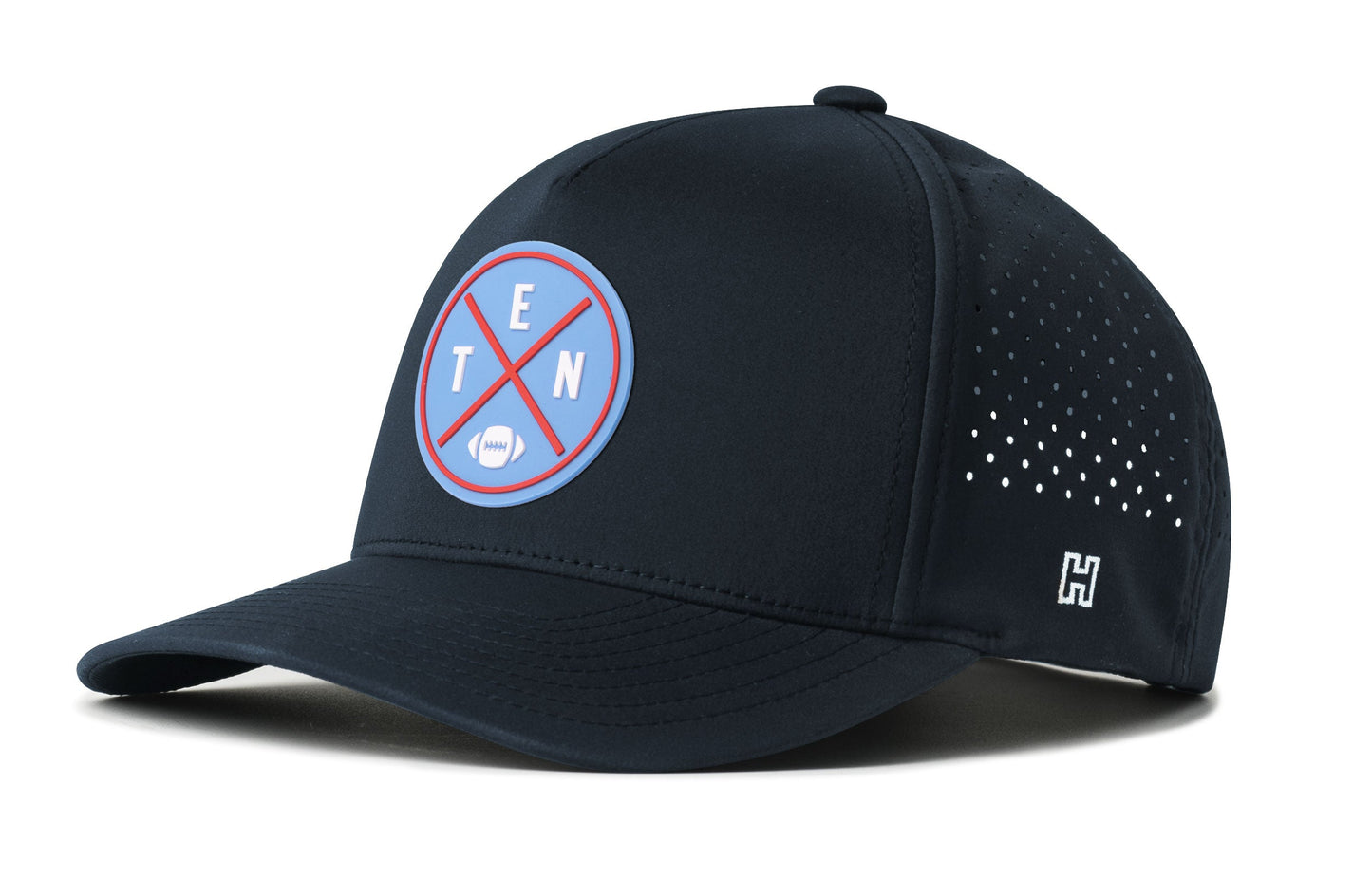 Tennessee Football Performance 5-Panel Hat  |  Columbia Blue TEN X Flexfit Snapback