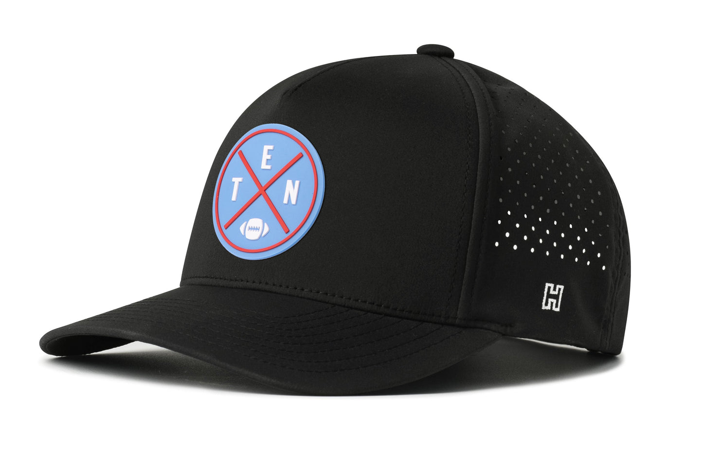 Tennessee Football Performance 5-Panel Hat  |  Columbia Blue TEN X Flexfit Snapback