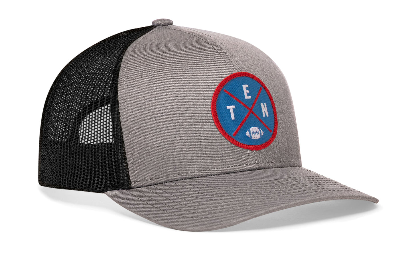 Tennessee Football Trucker Hat  |  Columbia Blue TEN X Snapback