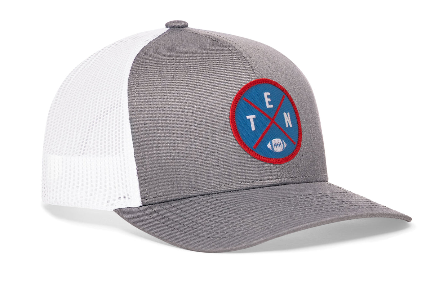 Tennessee Football Trucker Hat  |  Columbia Blue TEN X Snapback