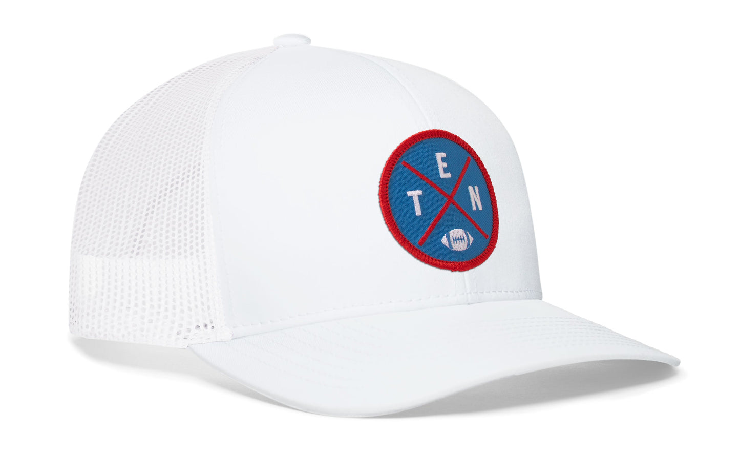 Tennessee Football Trucker Hat  |  Columbia Blue TEN X Snapback