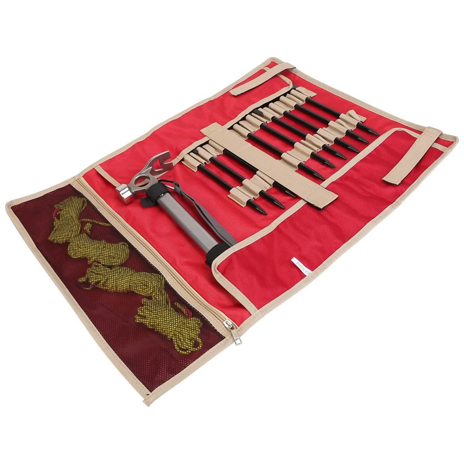 Kit marteau de camping et piquets de tente