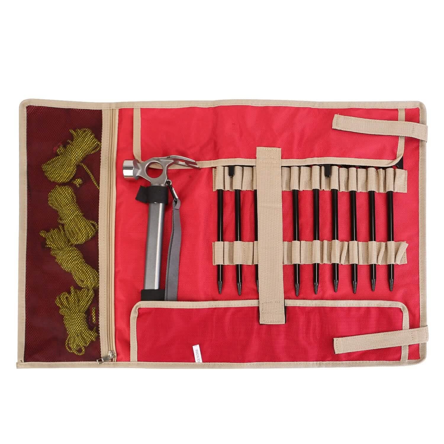 Kit marteau de camping et piquets de tente