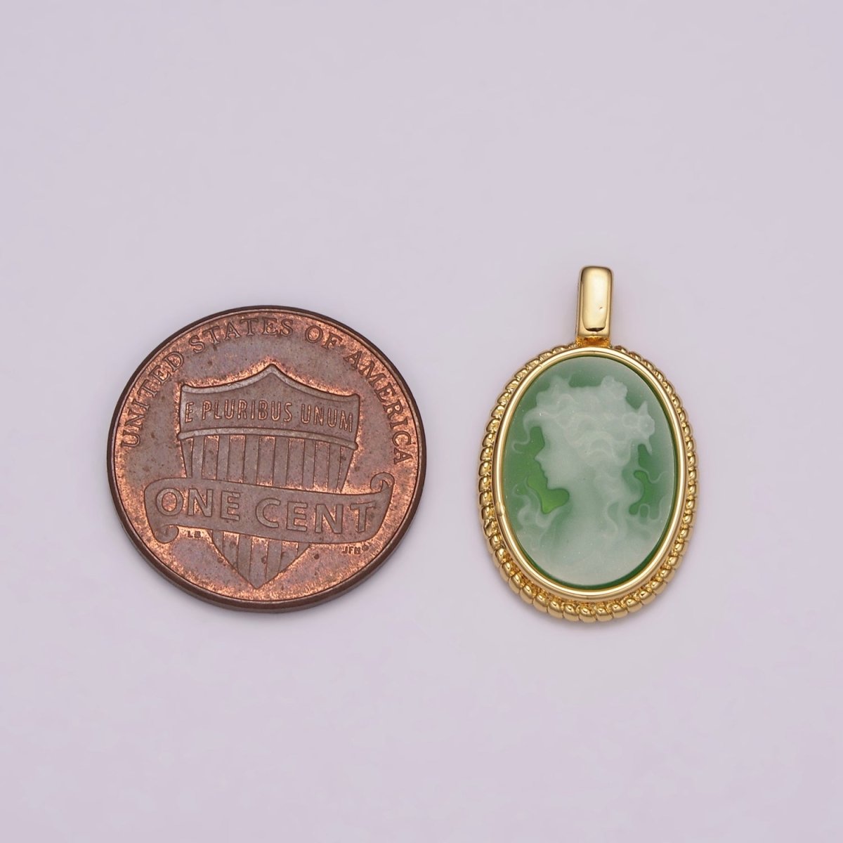The Agate Cameo Pendant Green Agate Victorian Oval Jewelry Inspired for Necklace Medallion N-483