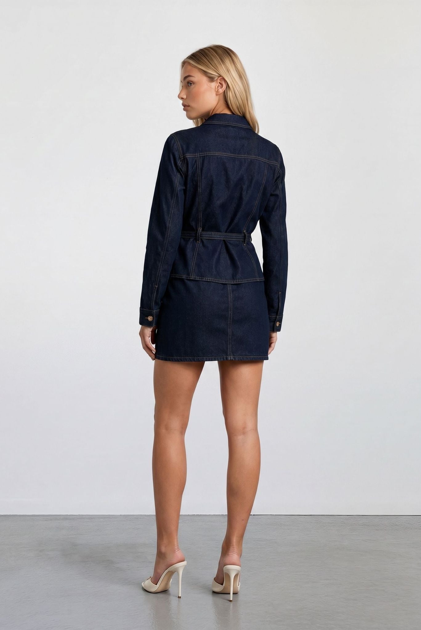 The Monaco Denim Mini Skirt
