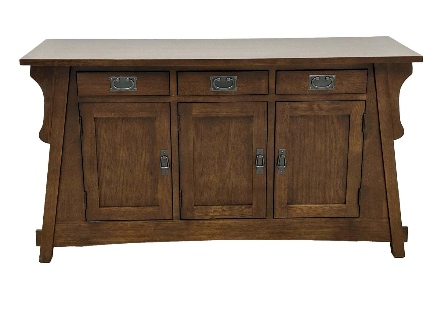 Mission Oak Crofter Console Cabinet - 55"