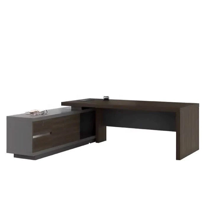 Elmore · Modern L-Shaped Executive Desk