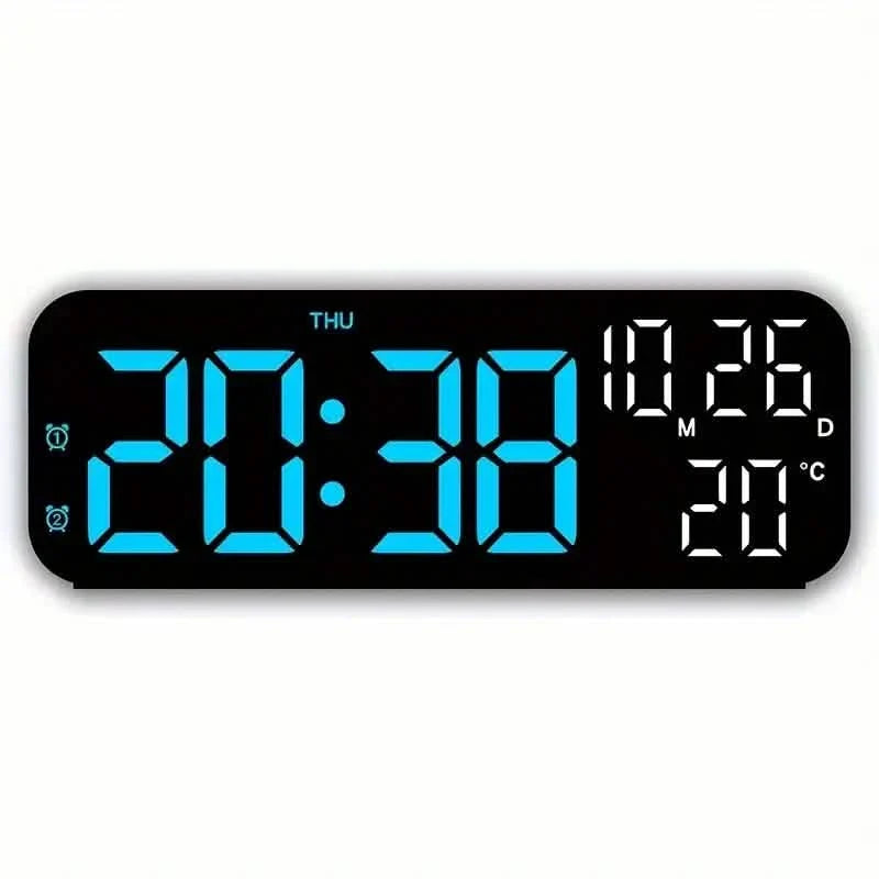 TIMESS 大型ディスプレイ LED デジタル目覚まし時計
