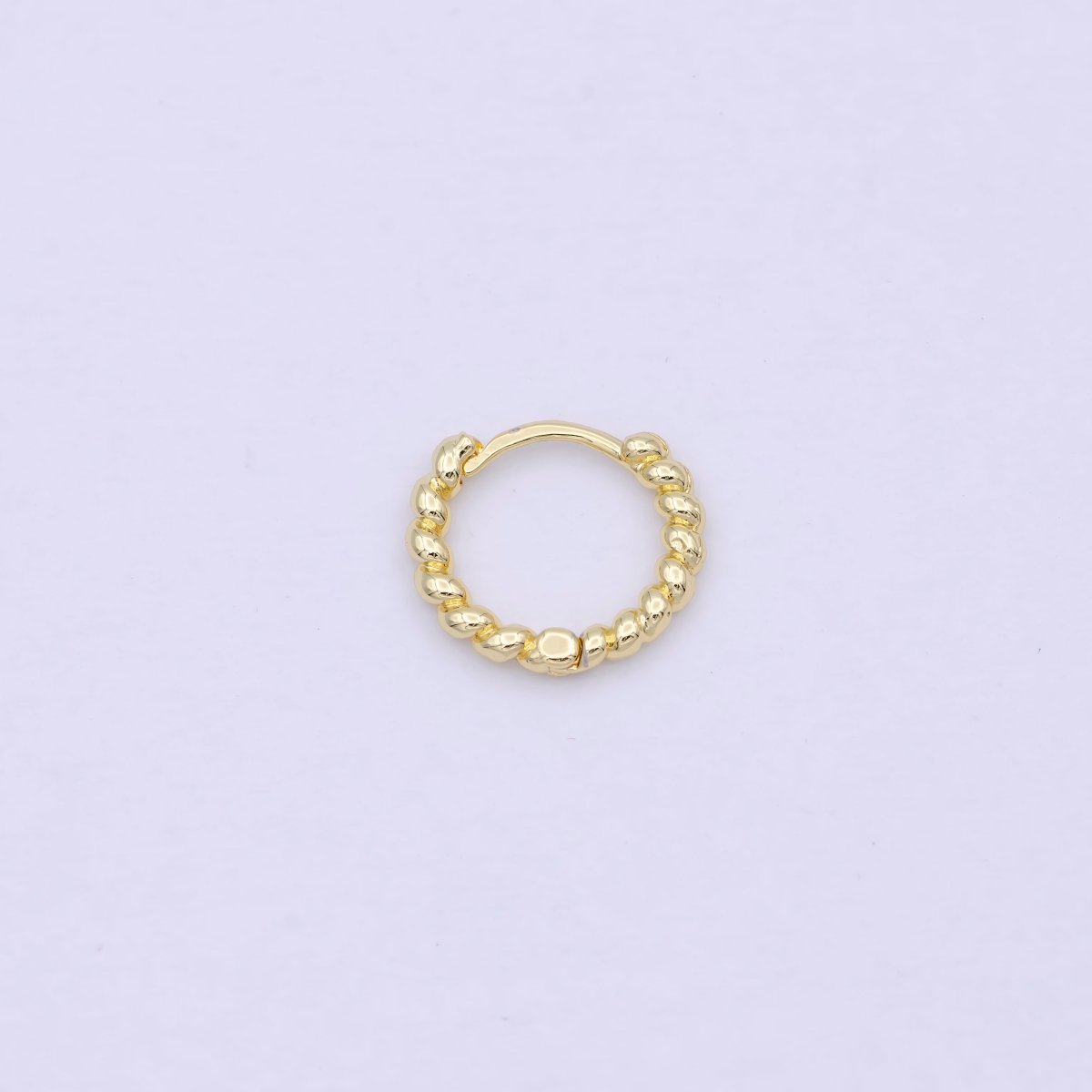 Tiny braided Hoop earrings - Twisted hoop earrings - Gold braided hoop earrings 14k Gold Fill earring P-254