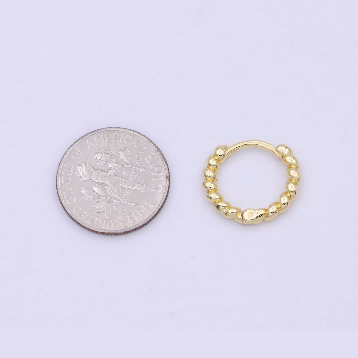Tiny braided Hoop earrings - Twisted hoop earrings - Gold braided hoop earrings 14k Gold Fill earring P-254