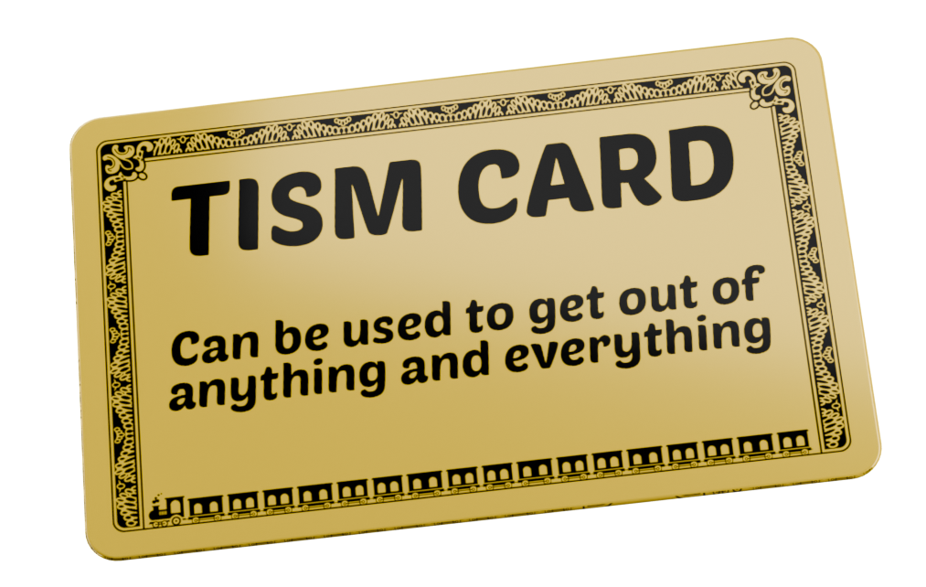 Golden Tism Card