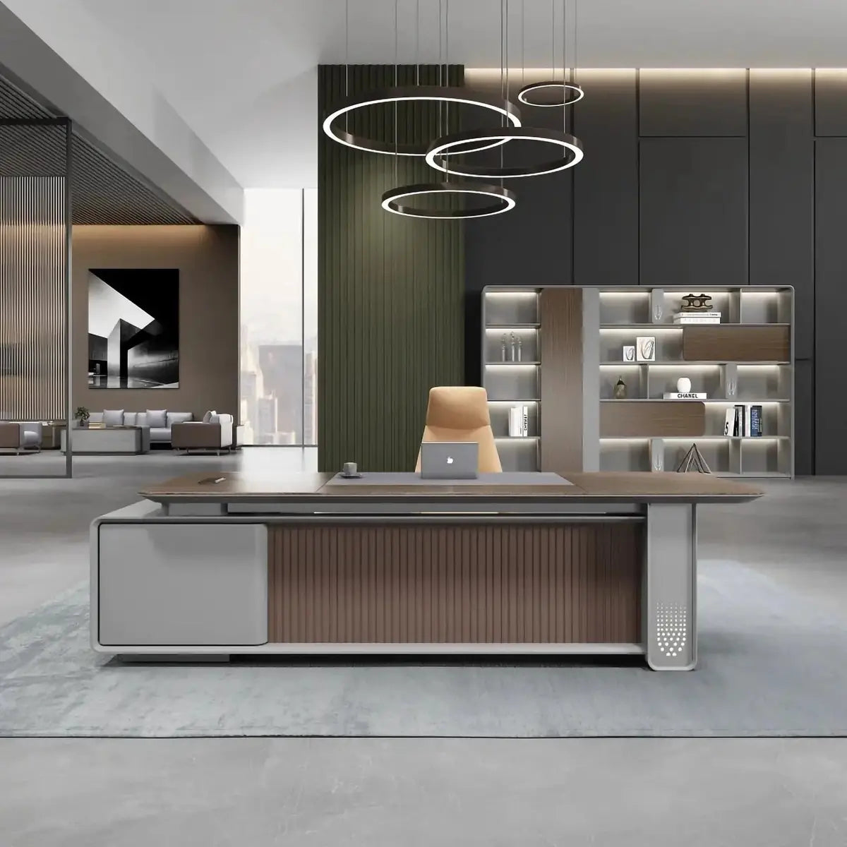 Myer · Modern Executive L-Shaped Desk