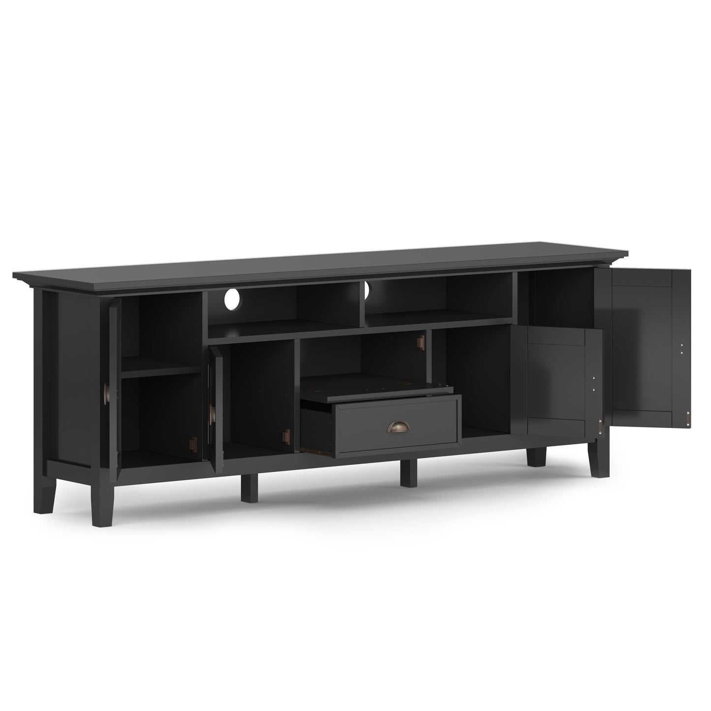 Redmond 72 Inch Wide Solid Wood TV Stand
