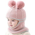Bonnet d'hiver pour tout-petit doublé polaire motif ours