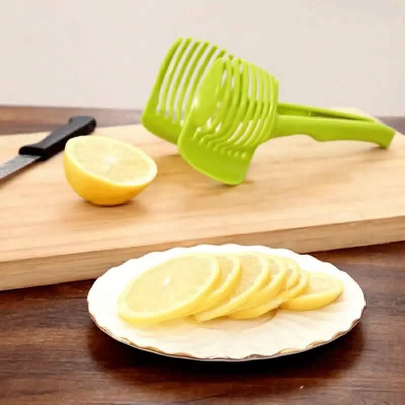 Tomato Slicer Round Fruit Tongs