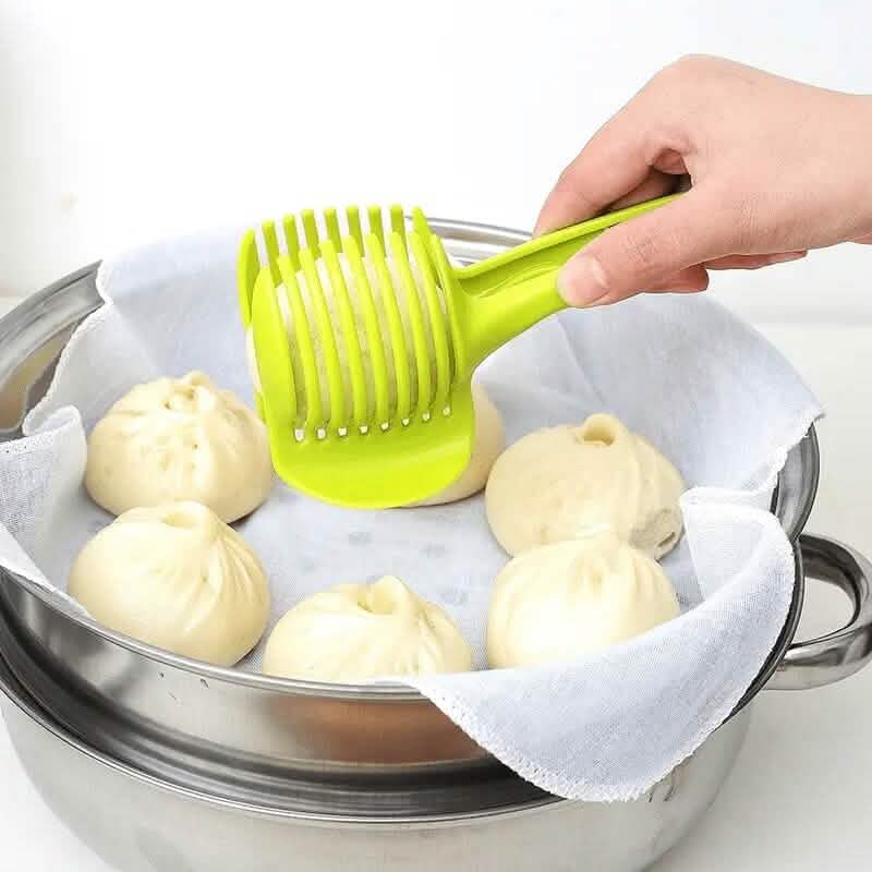 Tomato Slicer Round Fruit Tongs