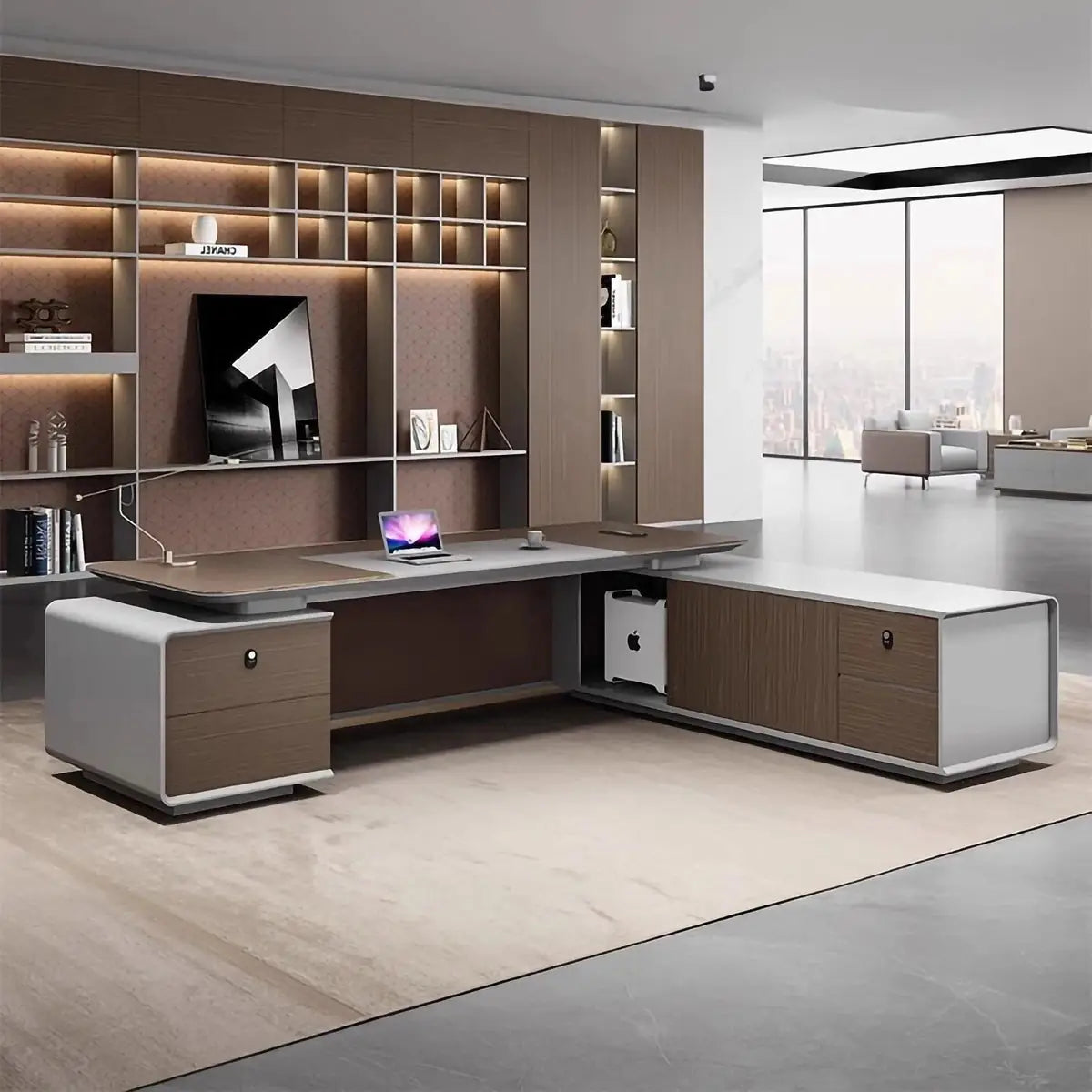 Twilley · Modern L-Shaped Executive Desk